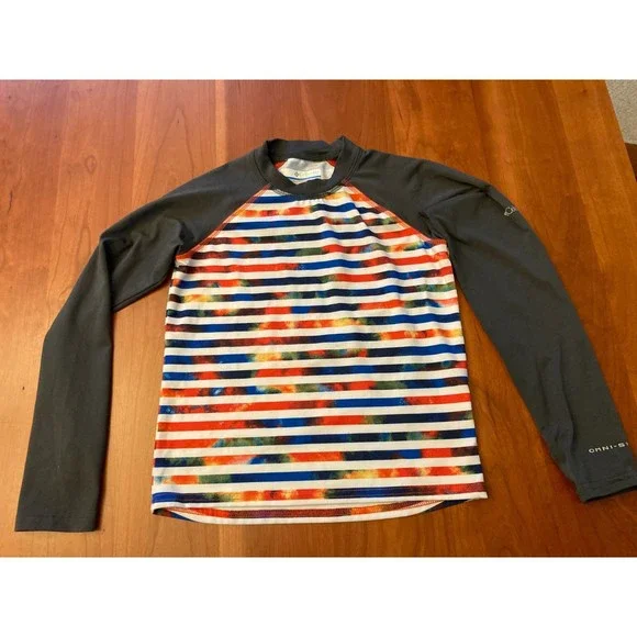 Columbia Sunguard Rashguard with SPF 50  & moisture wick t shirt sz XS 6/7 Set - Picture 2 of 13